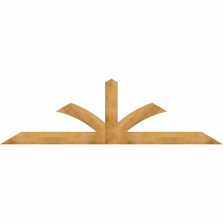 Ekena Millwork Richland Timber Gable Bracket, Western Red Cedar, 108"W x 31 1/2"H x 2"D x 6"F, 7/12 Pitch GBW108X31X0206RIC00RWR